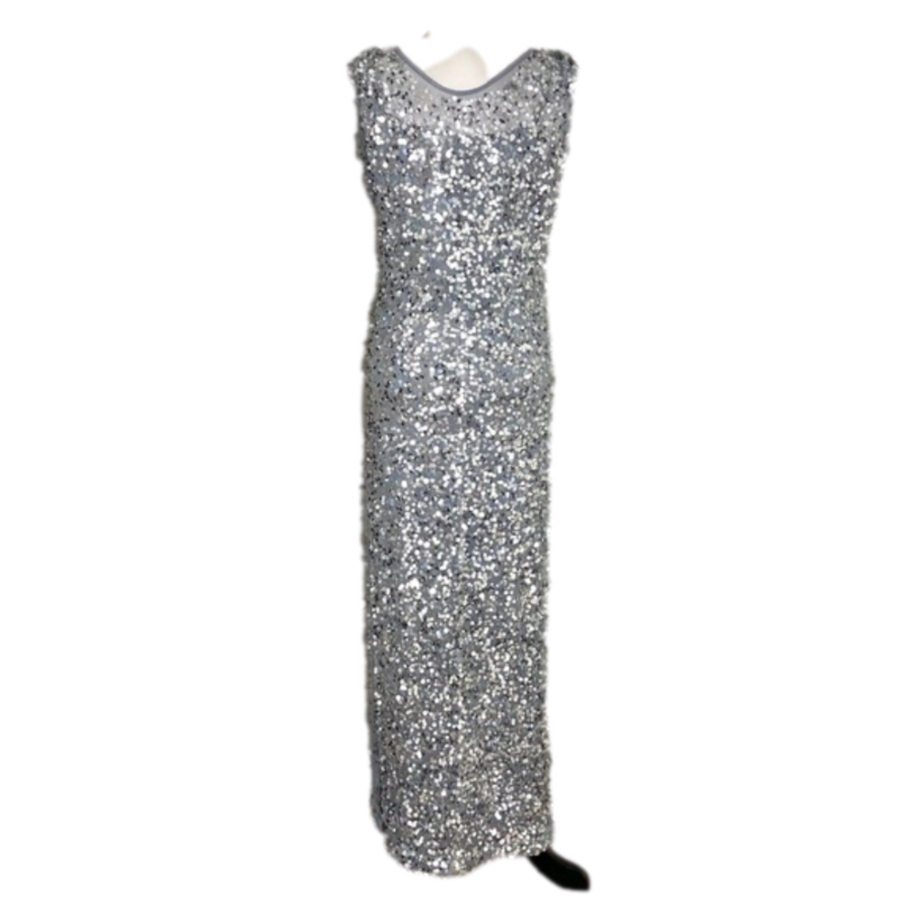 JS Collections long sequin gown - Picture 5 of 13